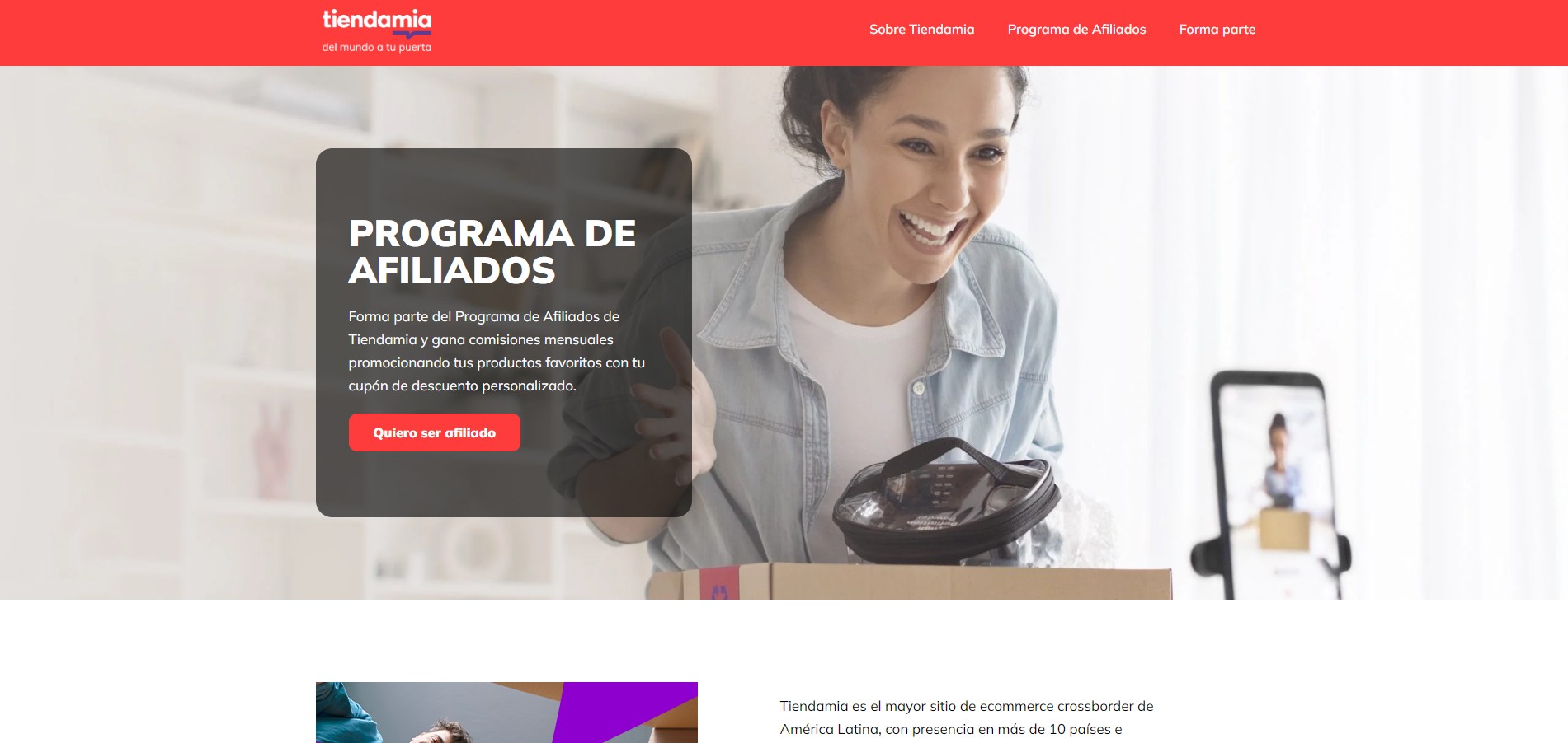 Mejores Programas de Marketing de Afiliados en Uruguay tiendamia