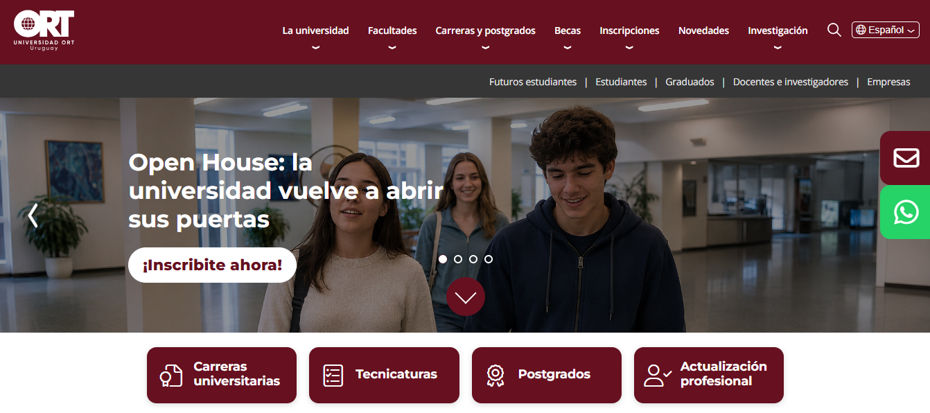 Universidad ORT - Donde estudiar marketing digital en Uruguay